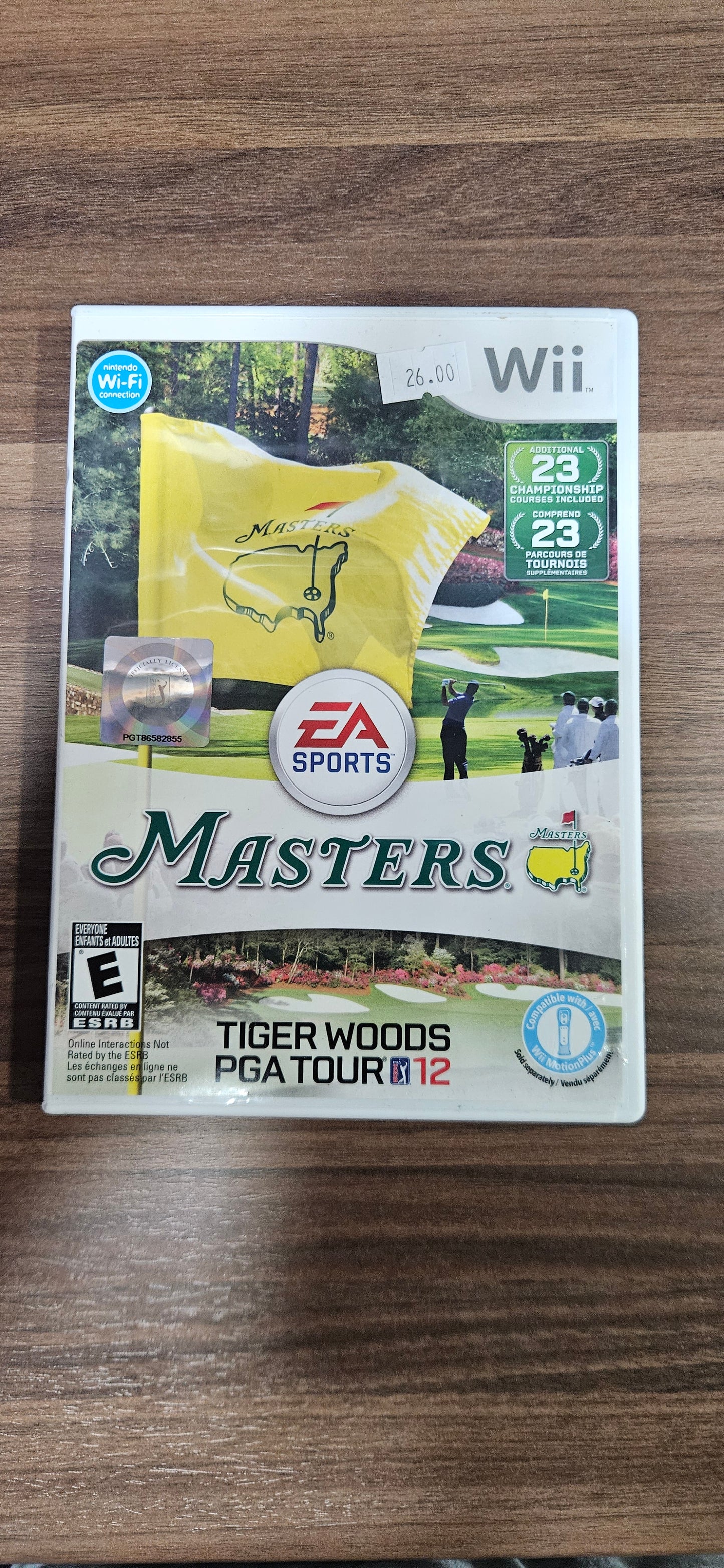 Masters Tiger Woods PGA Tour 12