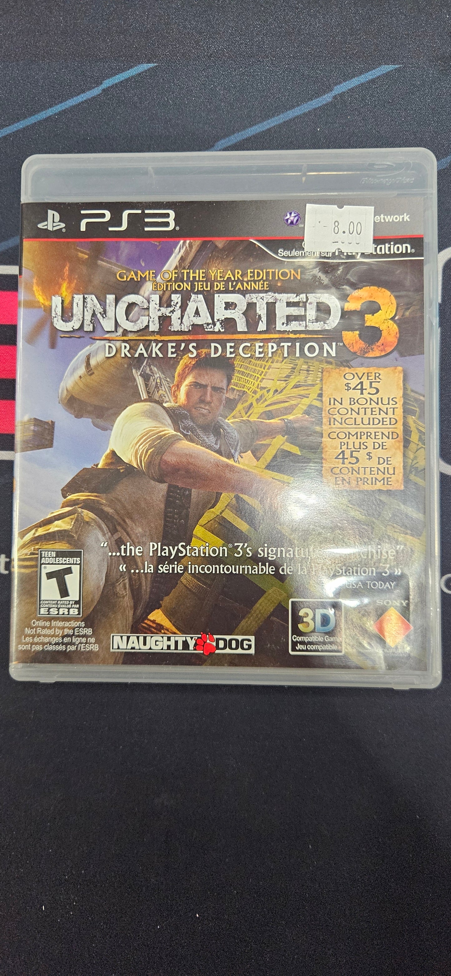 Uncharted 3 Drake's Deception GOTY edition nfr
