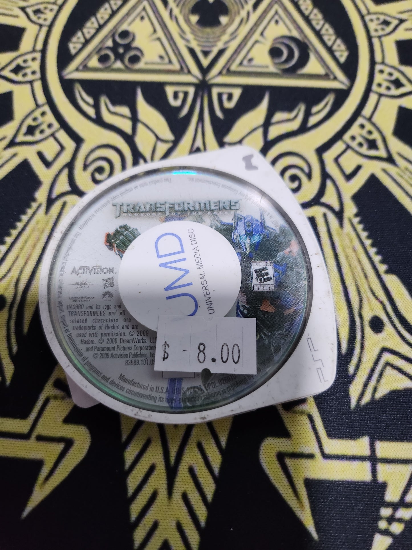 Transformers revenge of the fallen psp