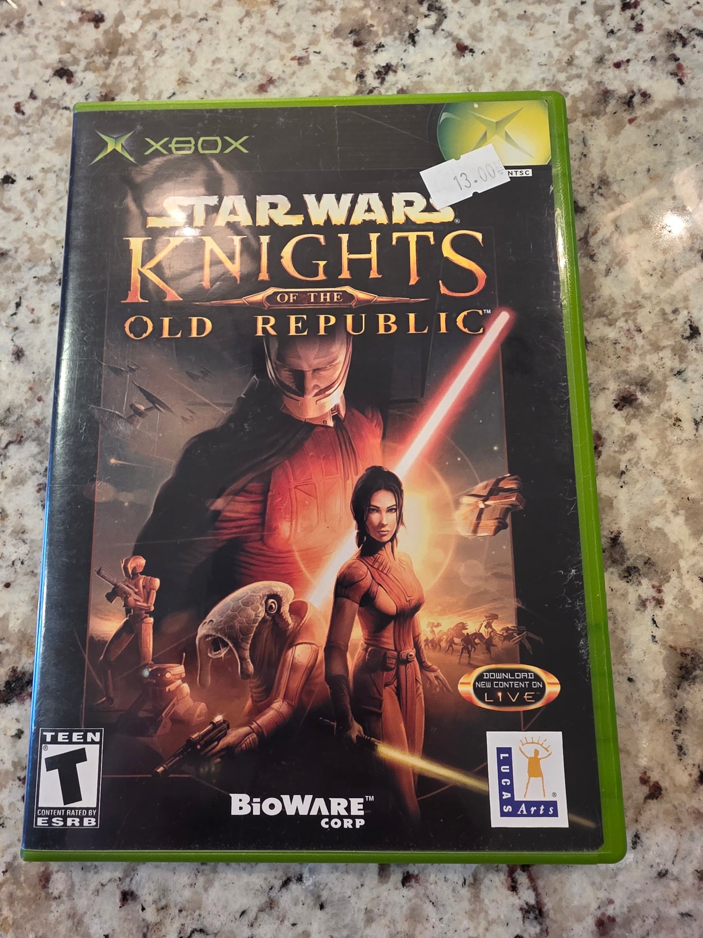 Star wars knights of the old republic xbox