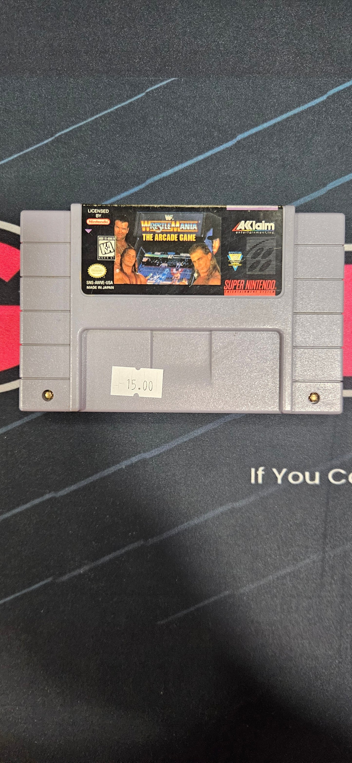 Wrestle Mania the Arcade Game SNES