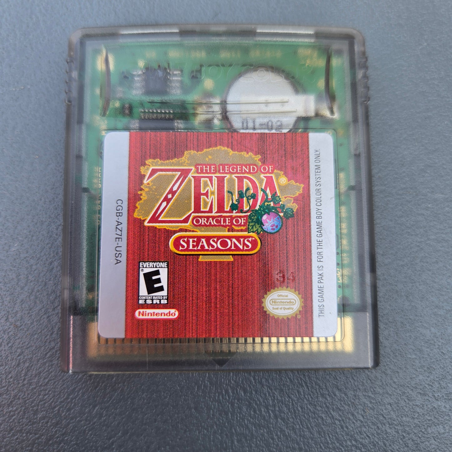 The Legend of Zelda oracle of seasons GBC (loose game)