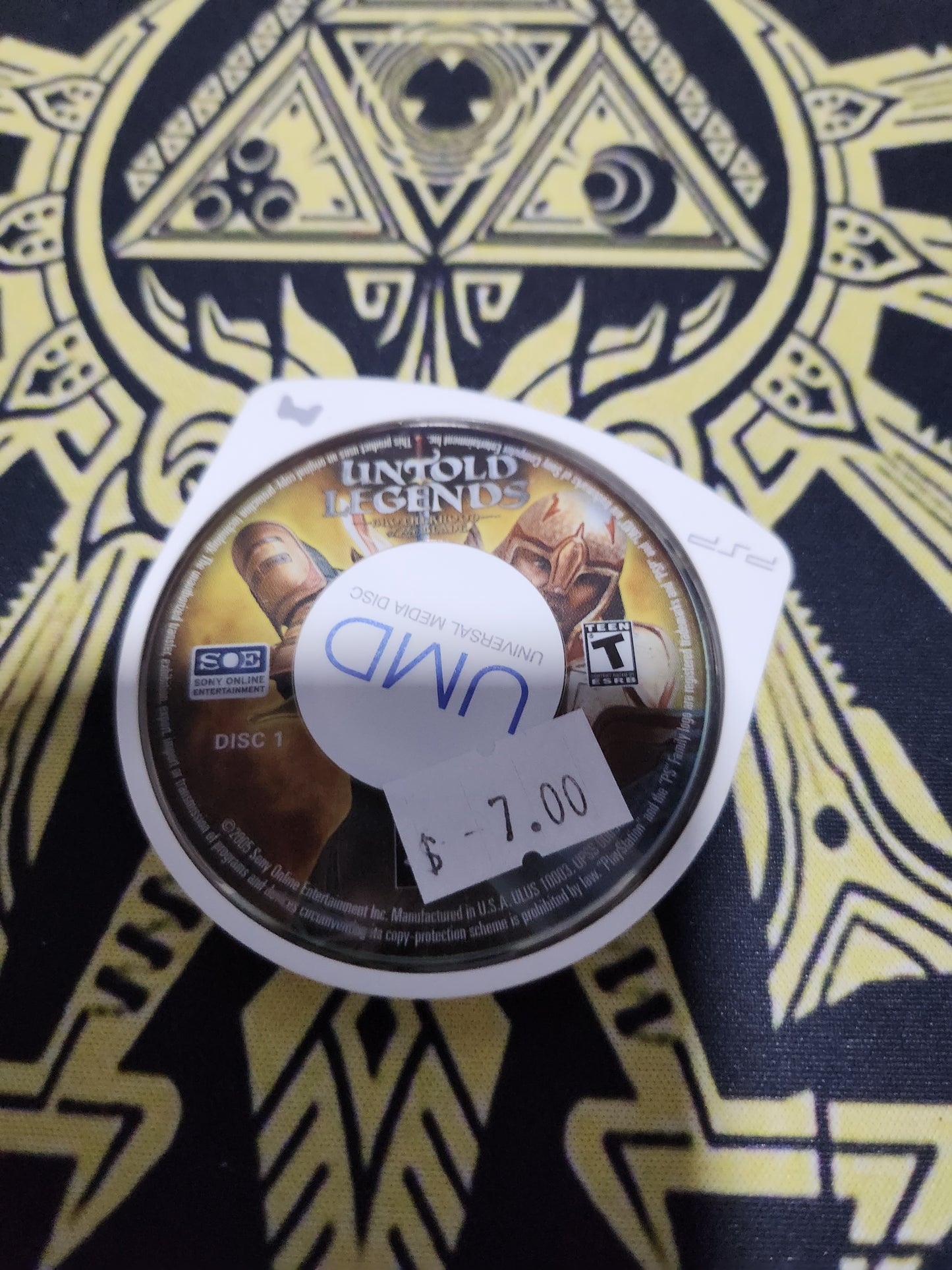 Untold legends brotherhood of the blade disc 1 psp