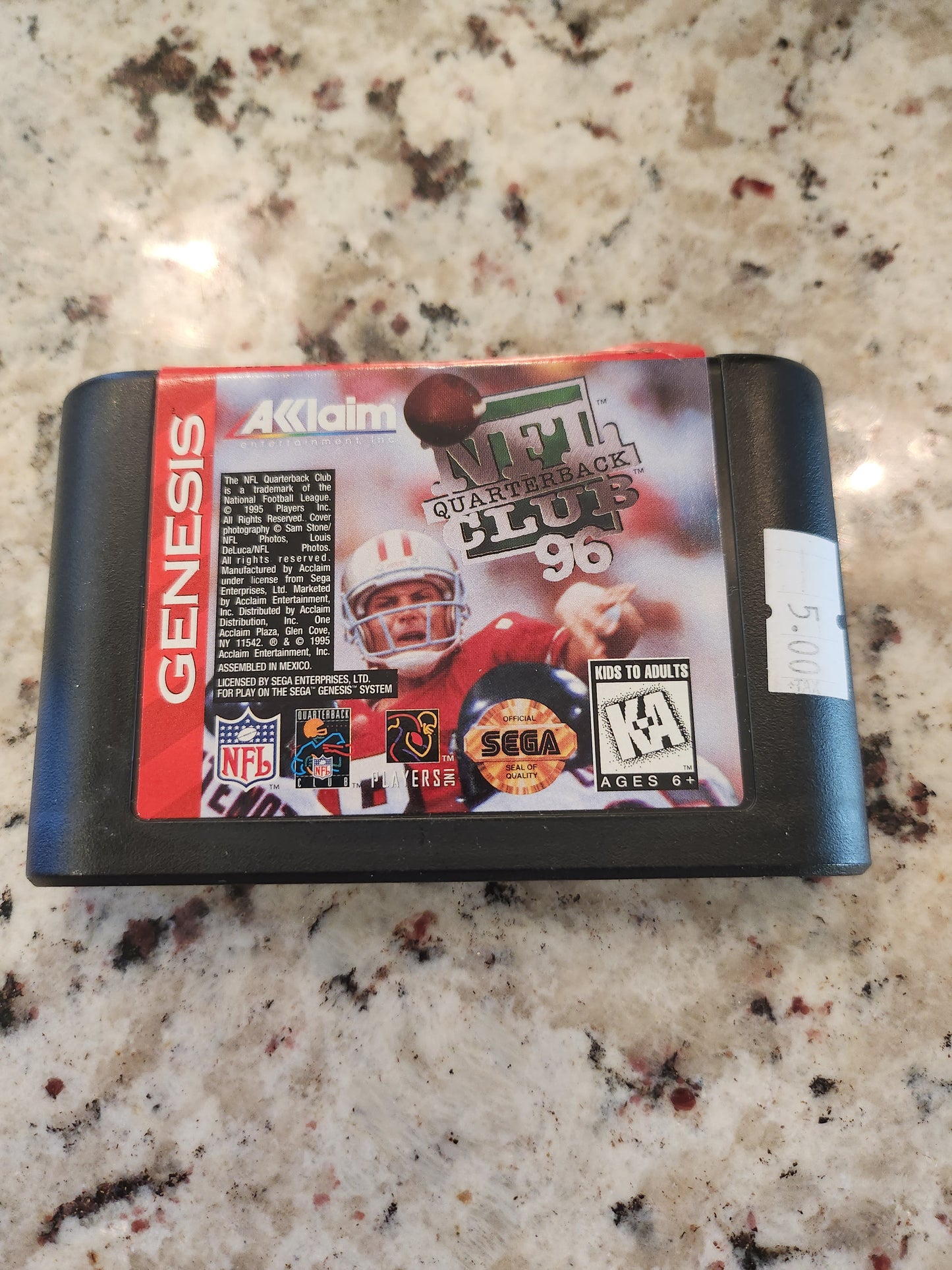 Nfl quarterback club 96 genesis