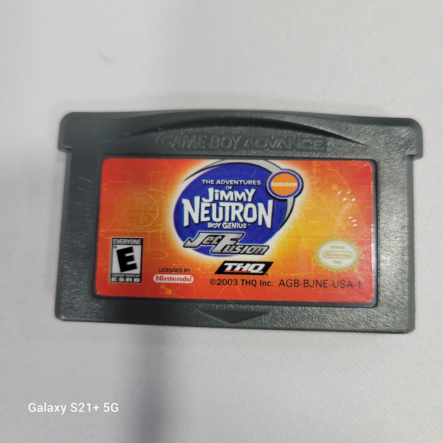 The Adventures of Jimmy Neutron Boy Genius Jet Funsion GBA