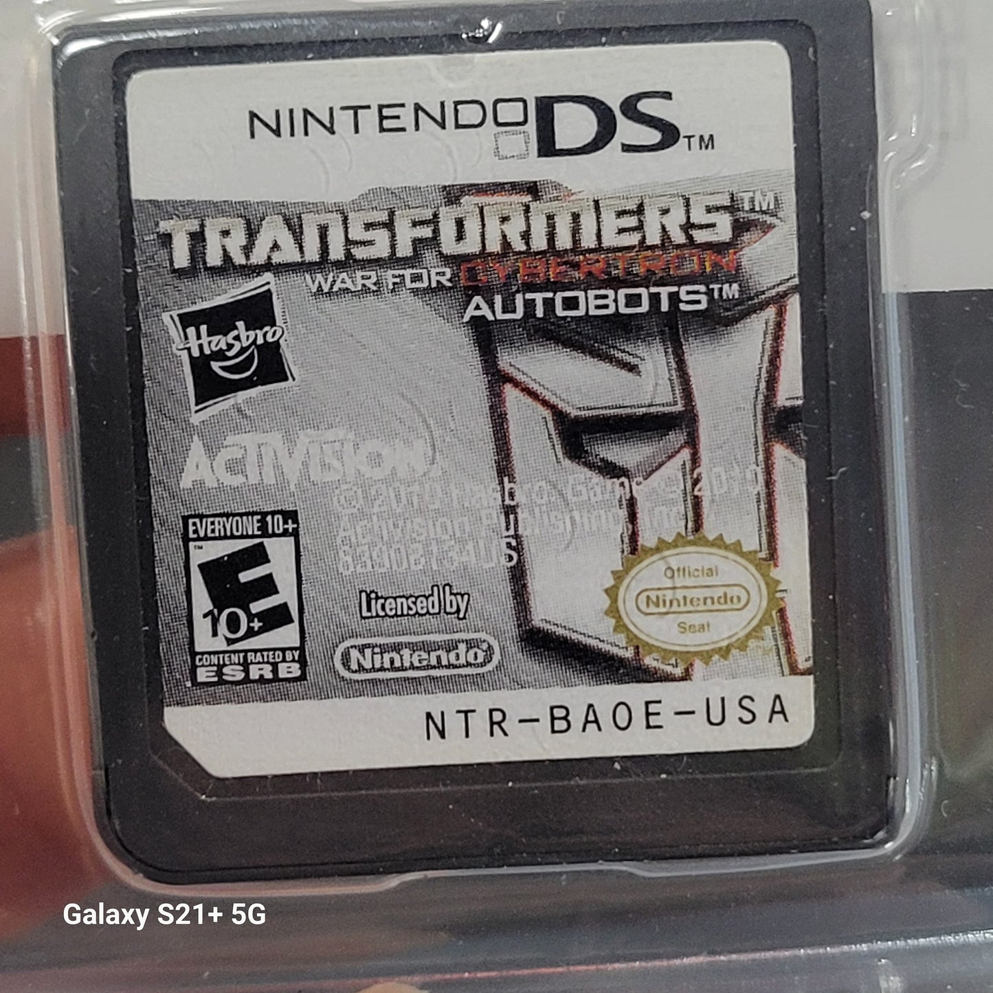 Transformers war for Cybertron Autobots DS