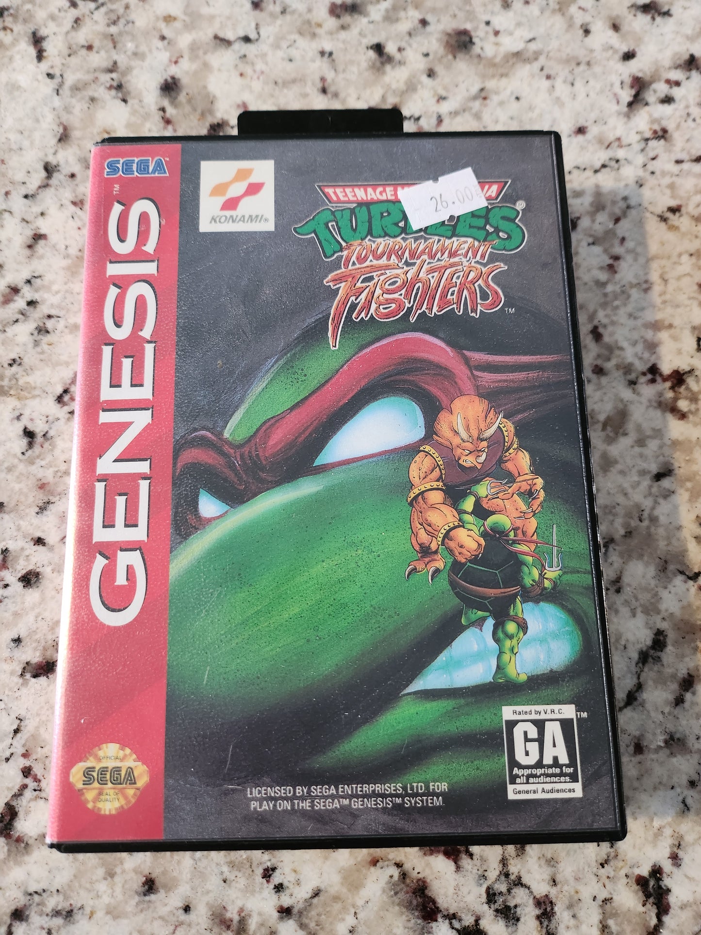 Teenage mutant ninja turtles tournament fighters genesis
