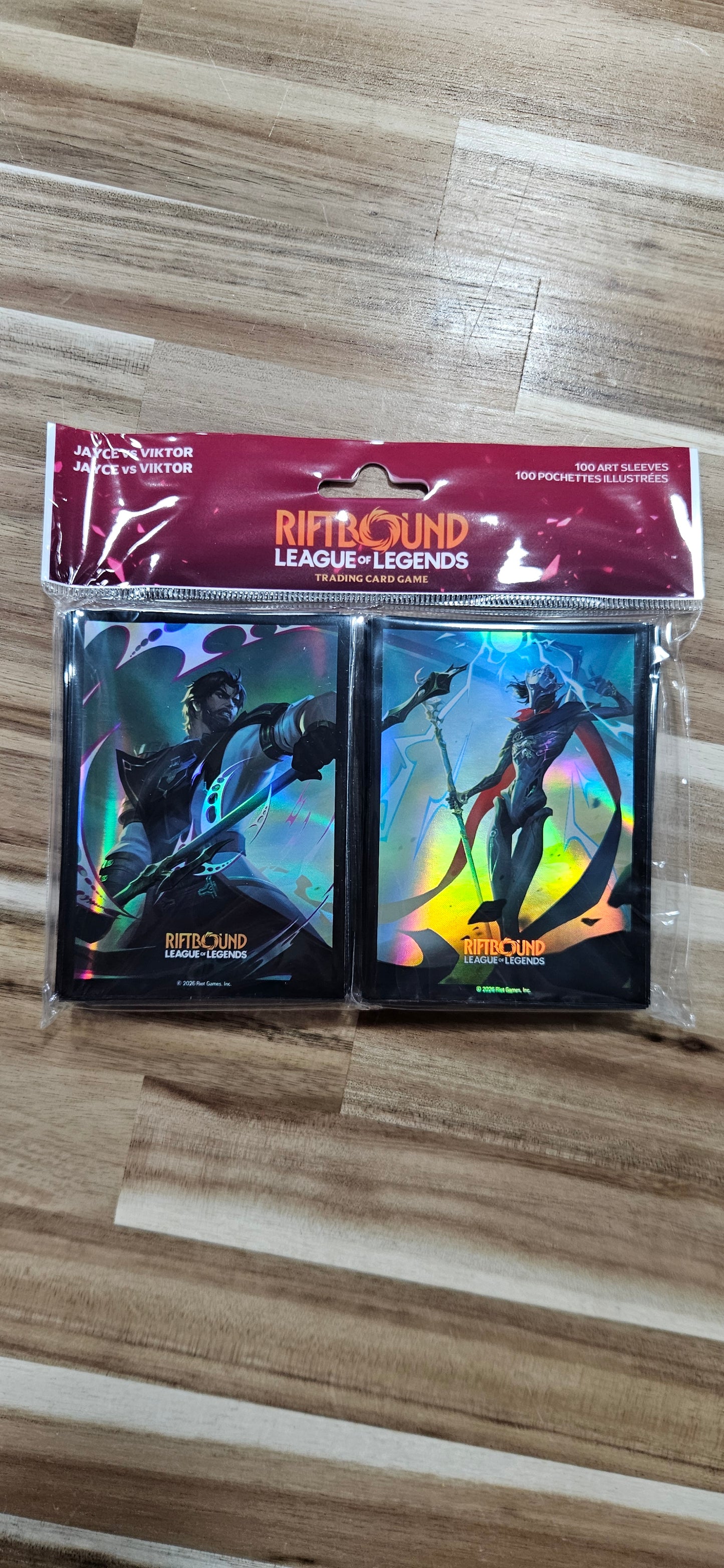 League of Legends Riftbound Sleeves Jayce vs Victor