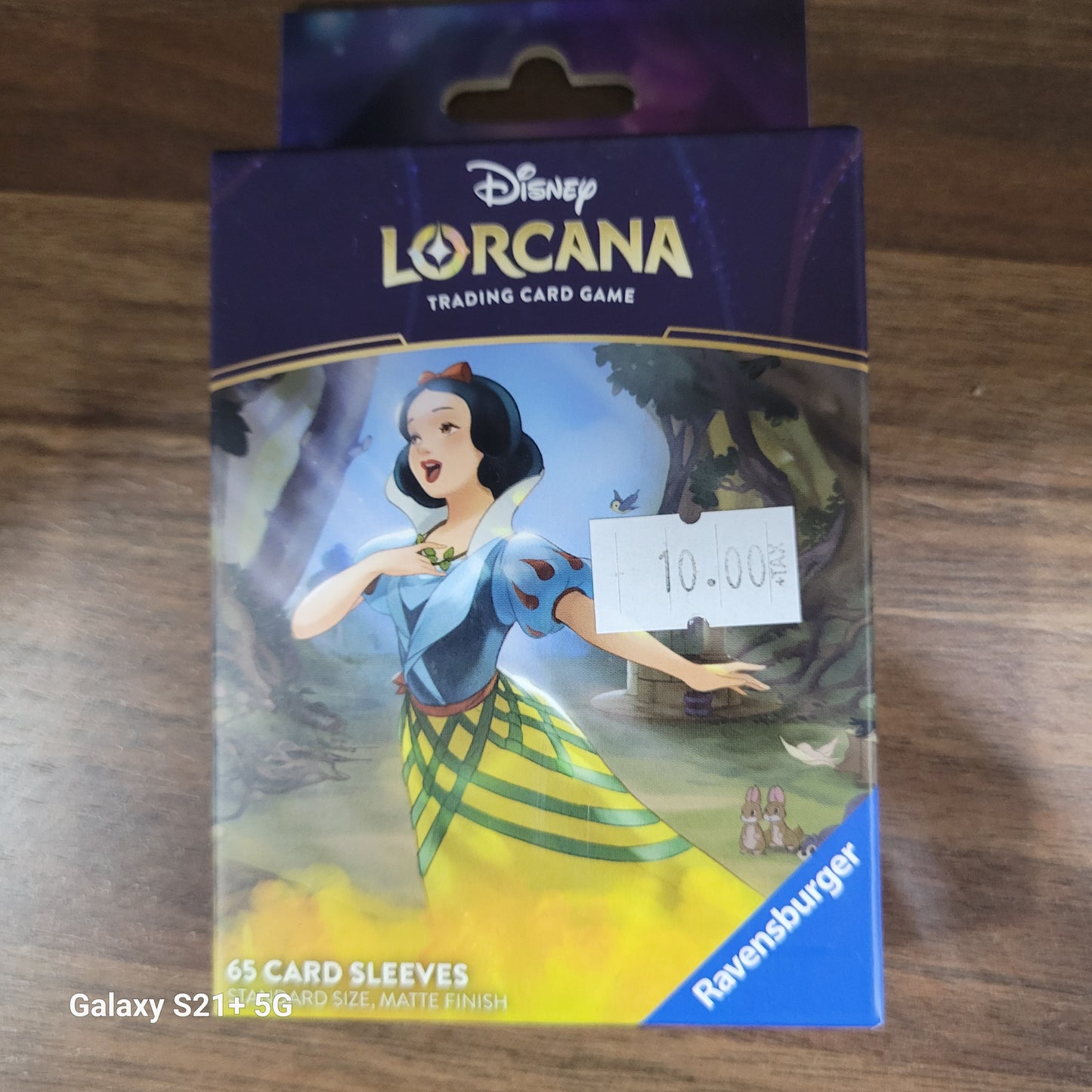 65 CT Snow white card sleeves