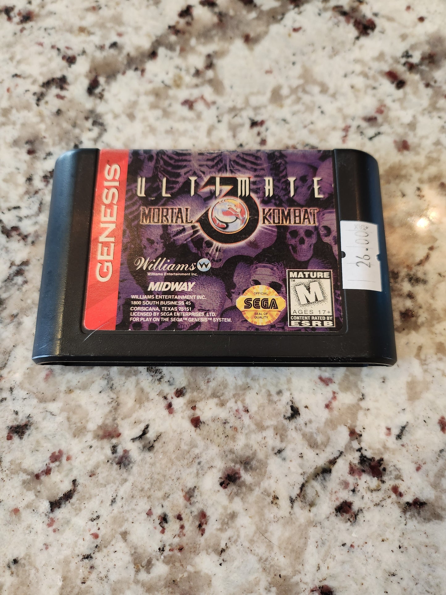 Mortal kombat 3 ultimate genesis