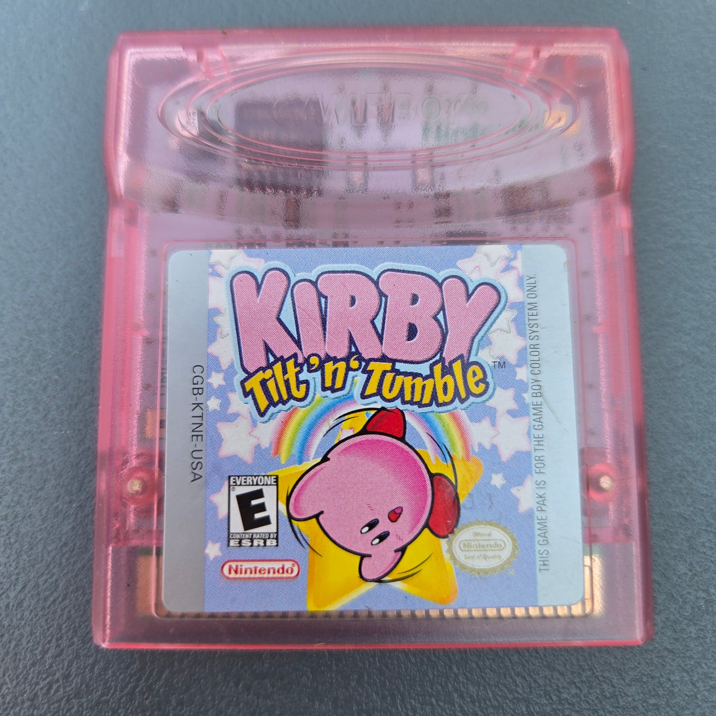 Kirby Tilt 'n' Tumble GBC (loose game)