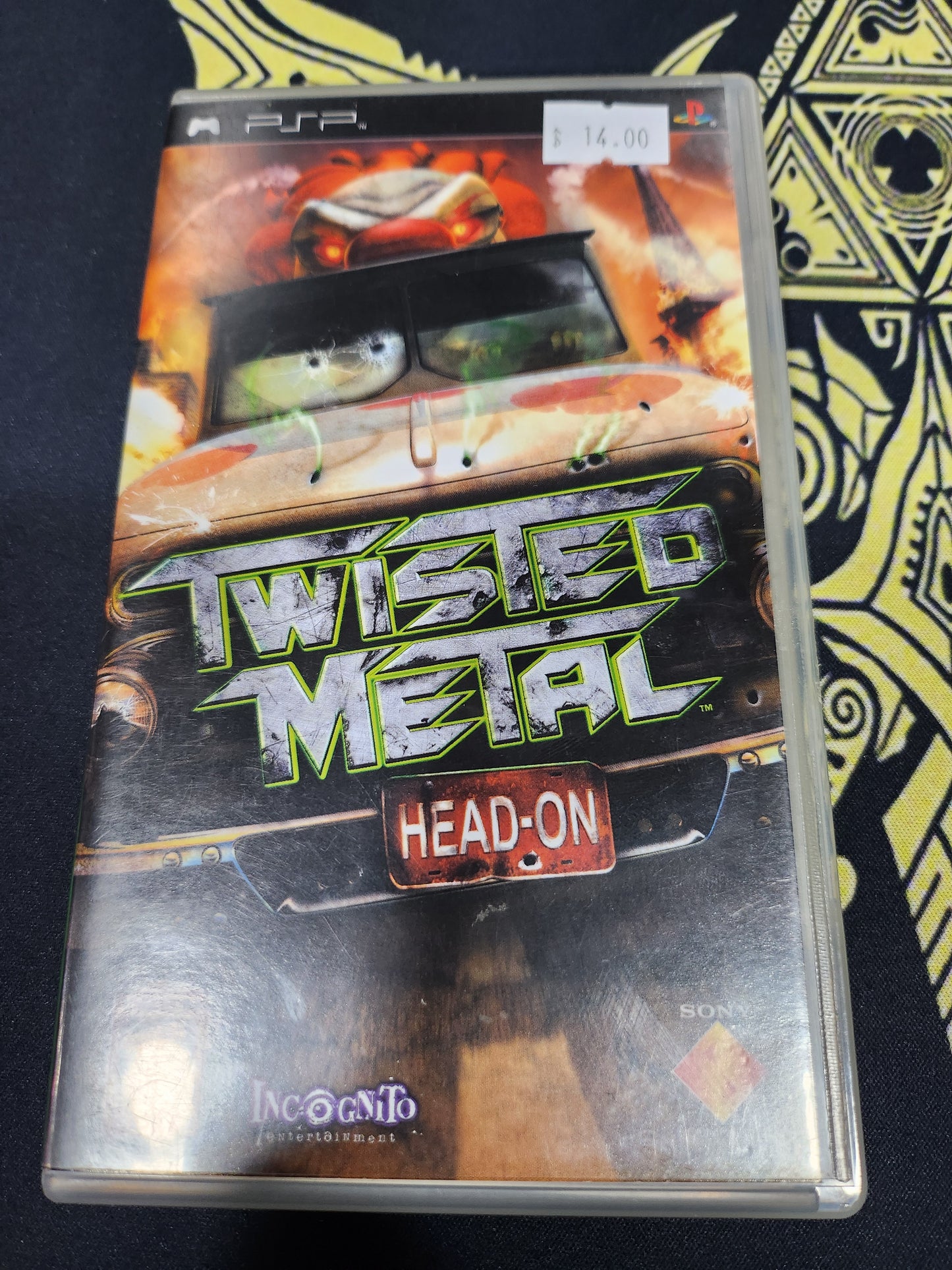 Twisted metal head on psp