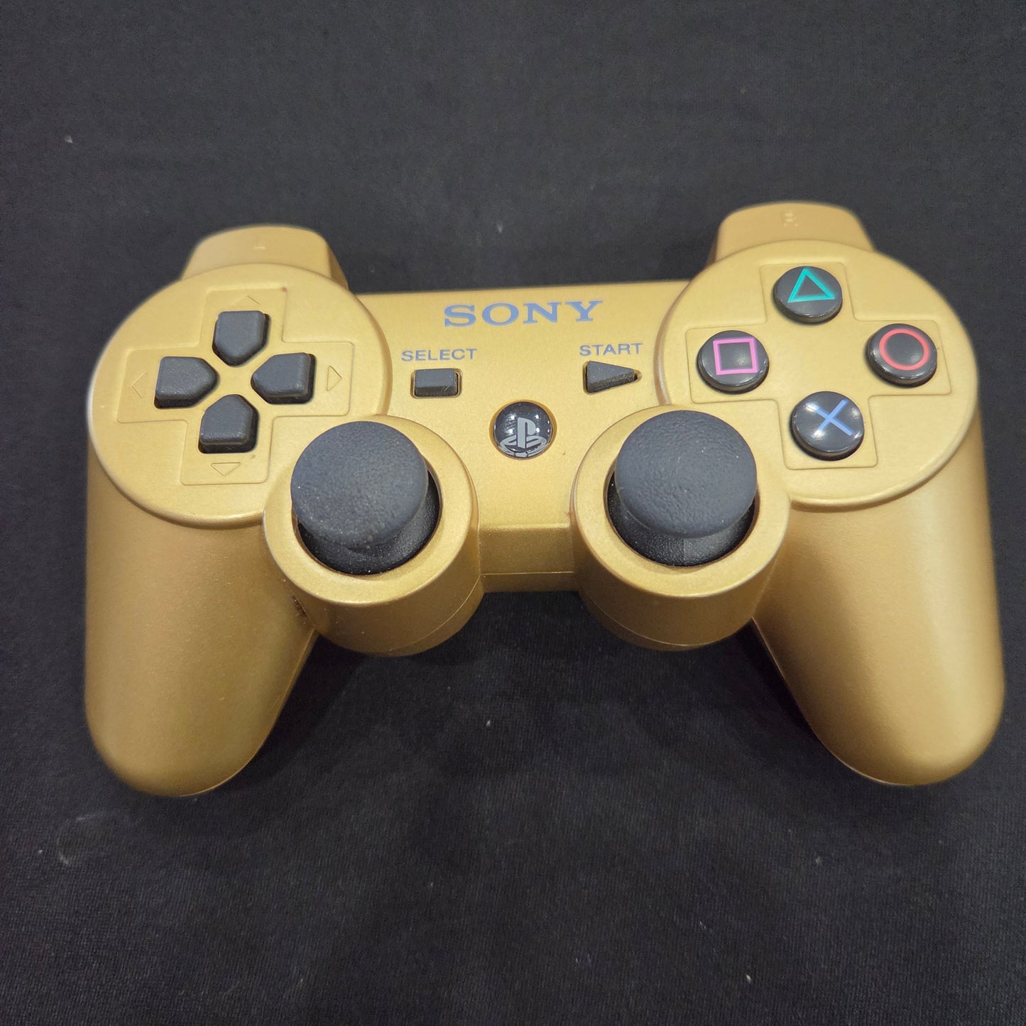 Gold Playstation 3 controller