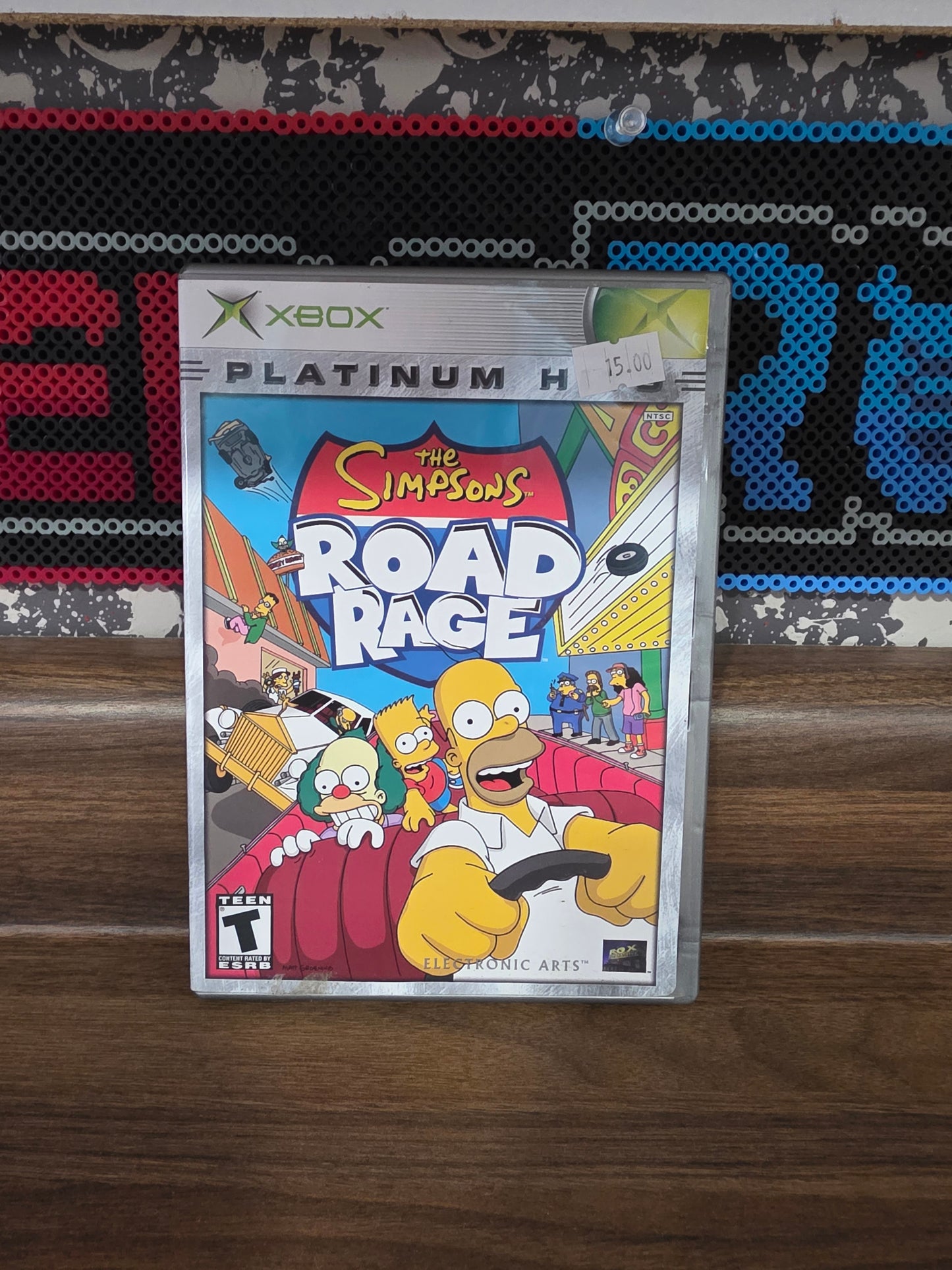 The simpsons road rage platinum hits xbox