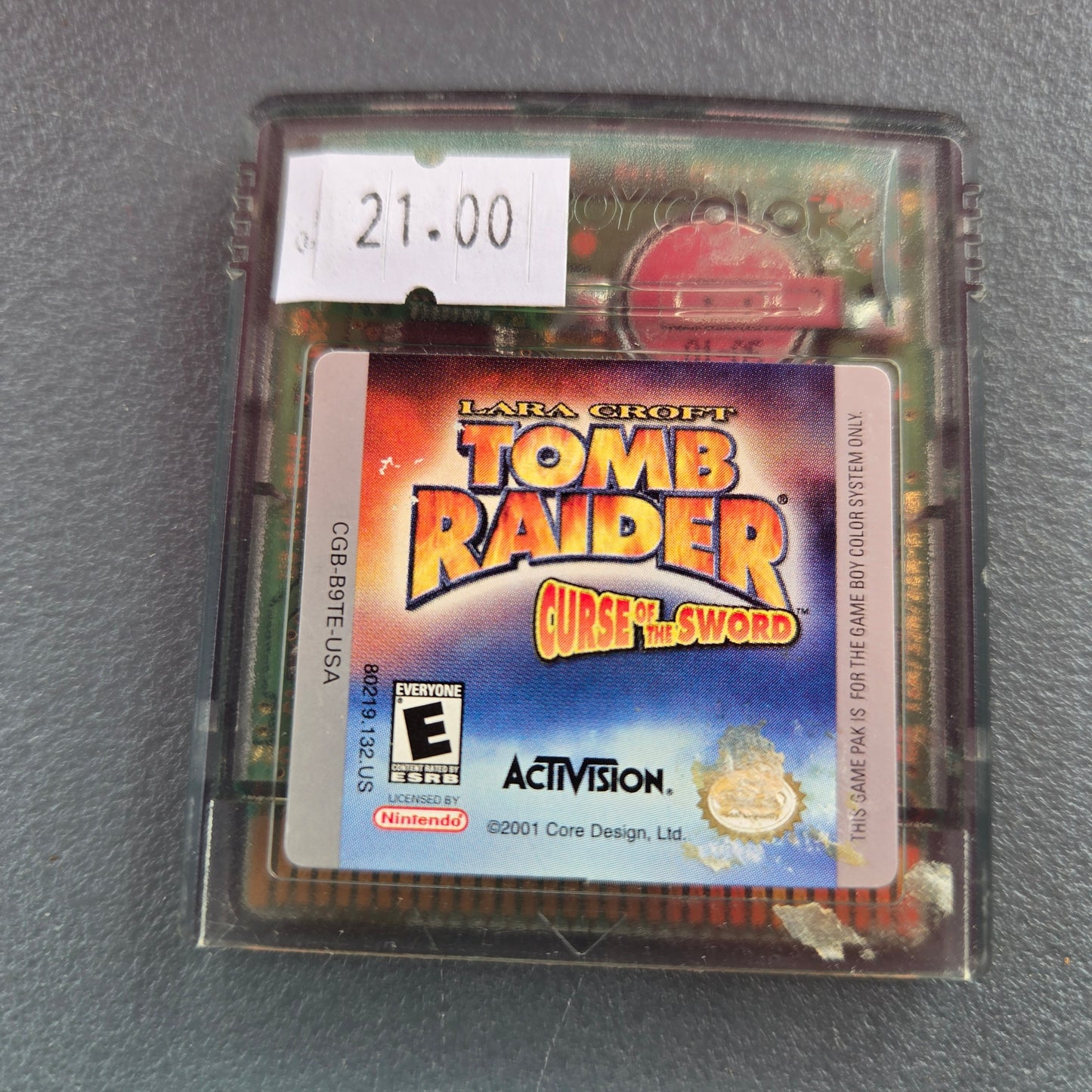 Lara Croft Tomb Raider Curse of the sword GBC