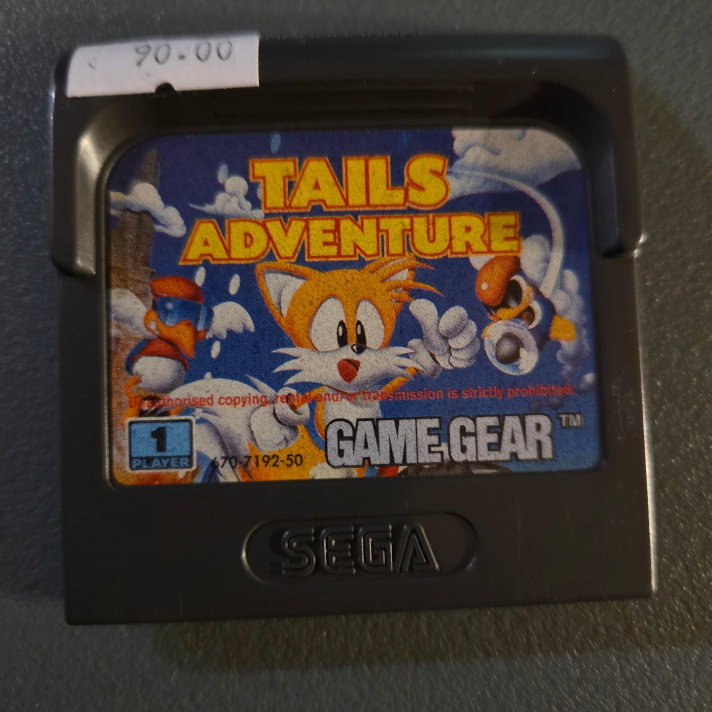 Tails Adventure Game Gear