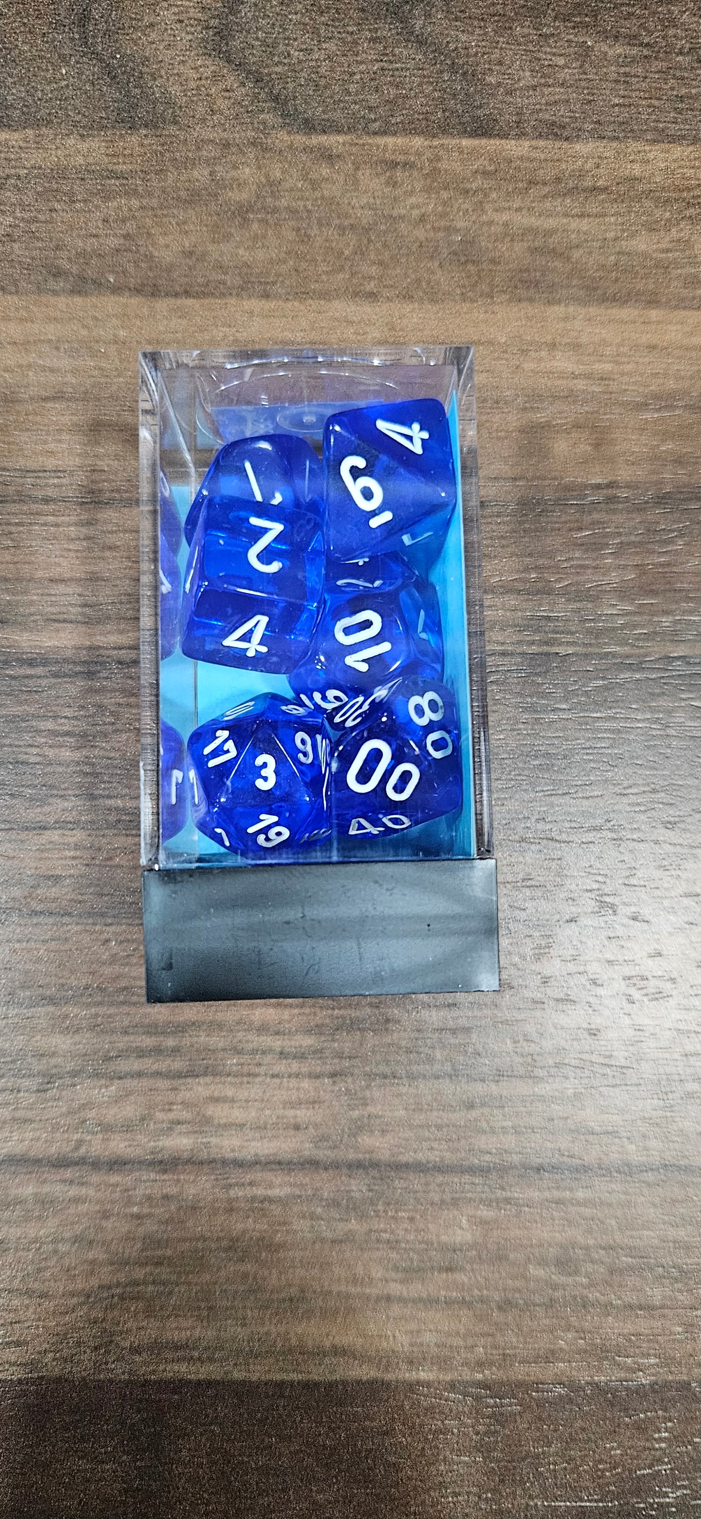 Blue Translucent 7-Die Set