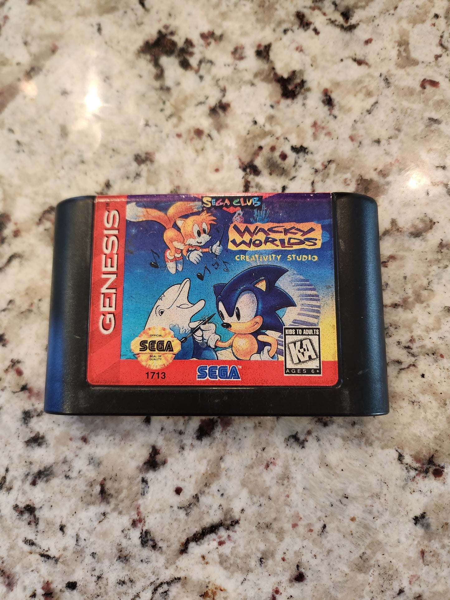 Wacky worlds creativity game genesis