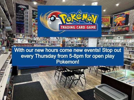 New Hours & New Events!!!!