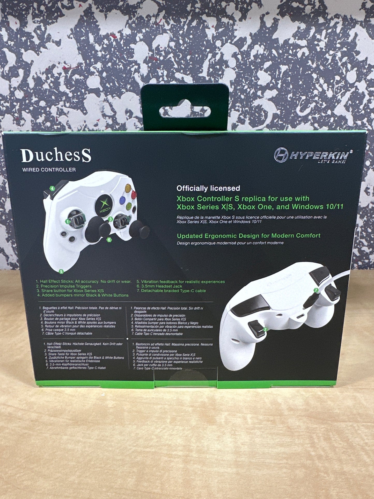 Duchess Wired Xbox Controller White