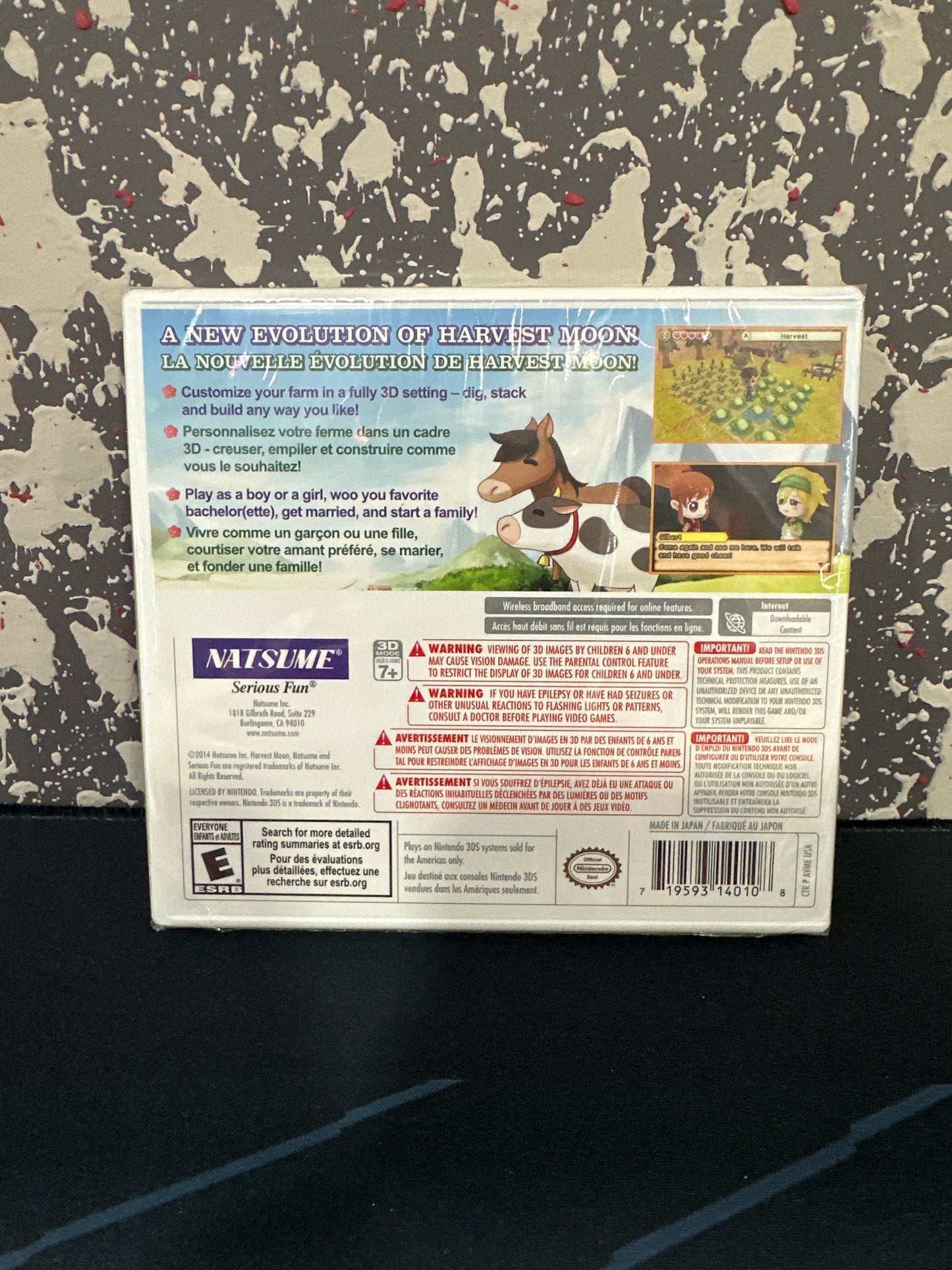 Harvest Moon 3D The Lost Valley Sealed