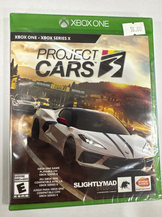 Project Cars 3 sealed Xbox One