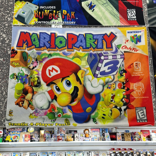 Mario Party 2x3 N64 Box Art Tapestry