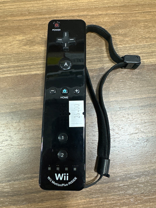 Wii Remote with Motion Plus Built in Black