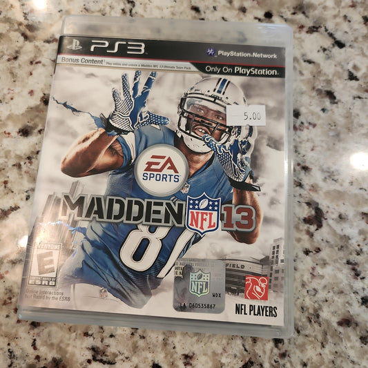 Madden nfl 13