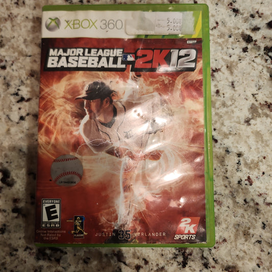 Major league baseball 2k12