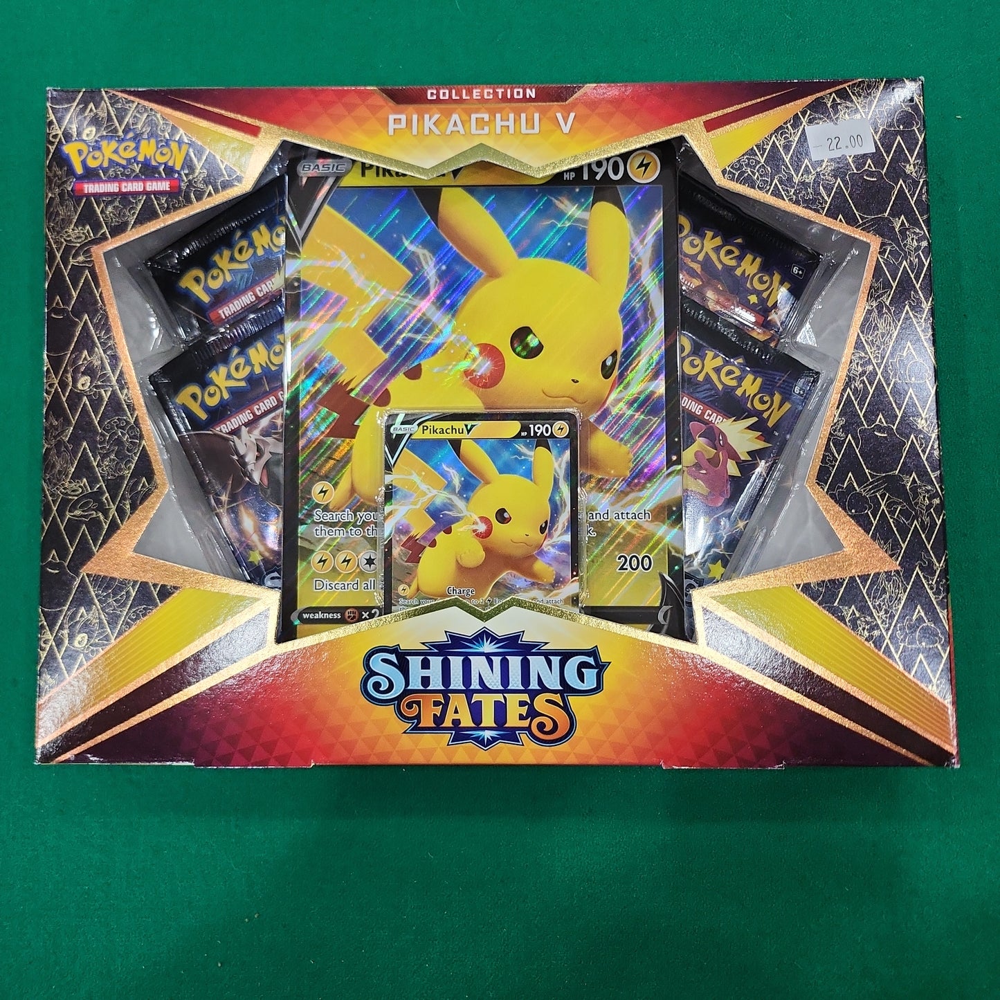 Shining fates pikachu v