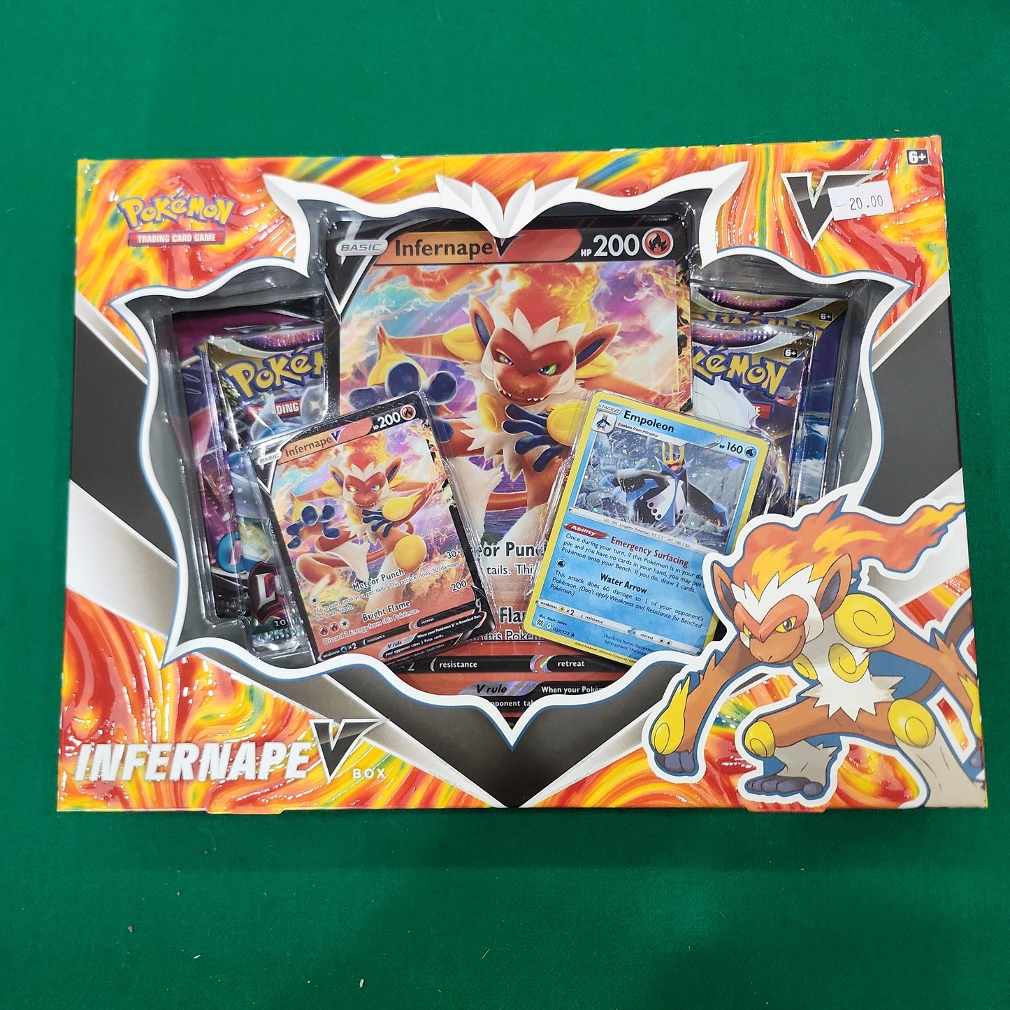 Pokemon infernape v box