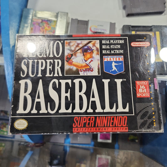 Tecmo super baseball snes cib