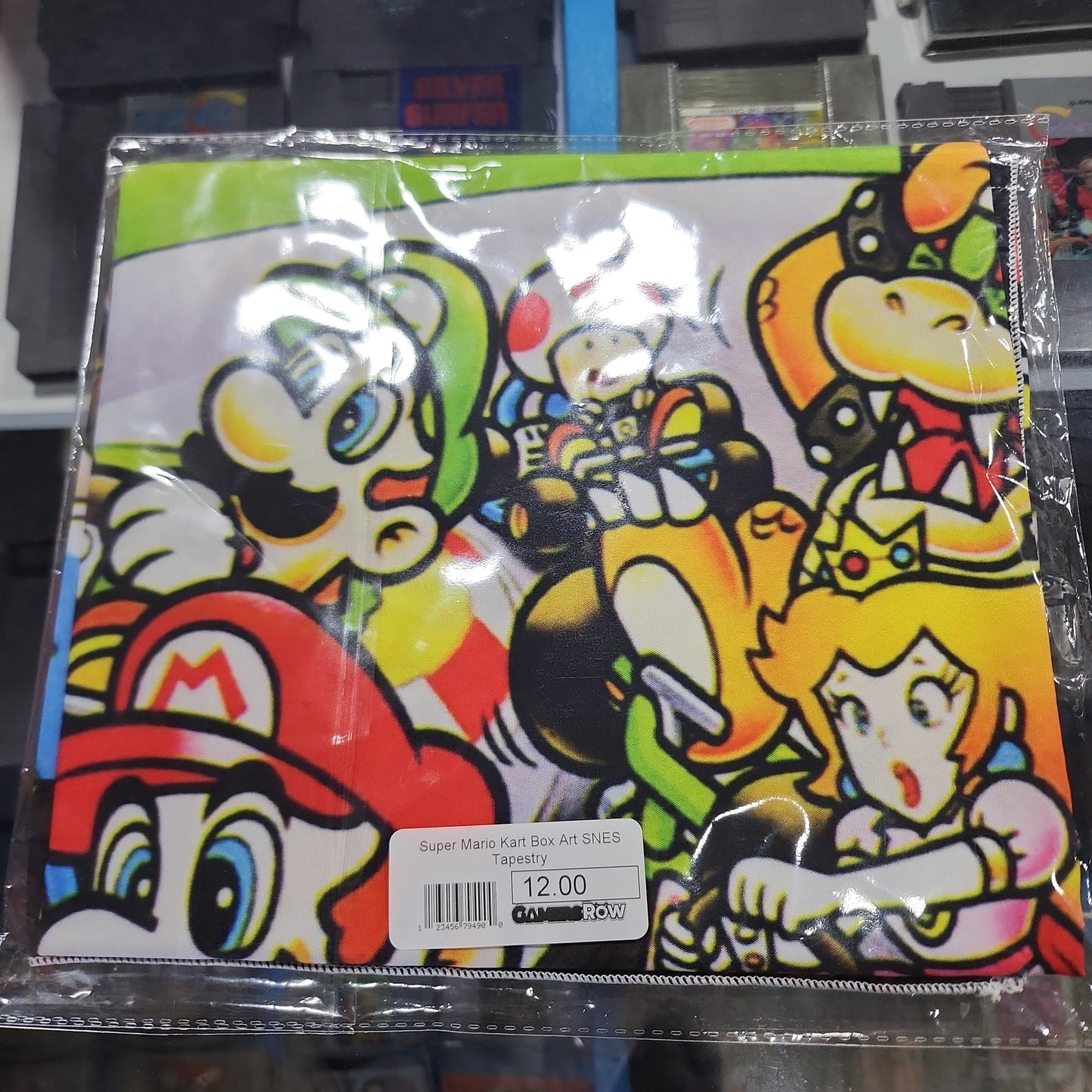 Super mario kart box art snes