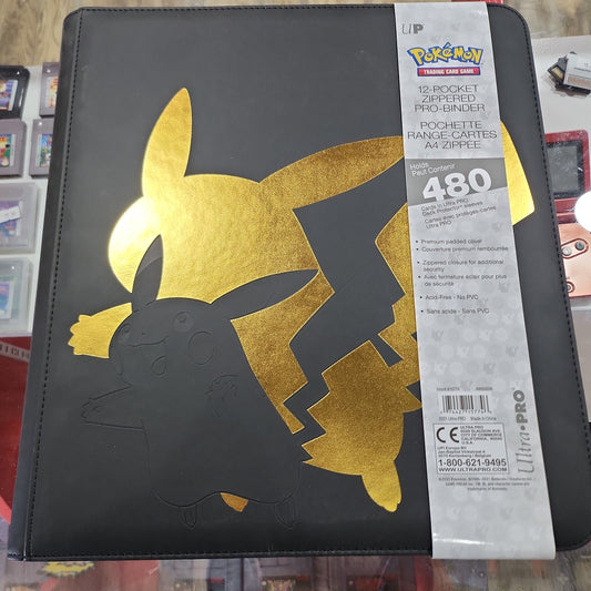 12 pocket pro binder pikachu