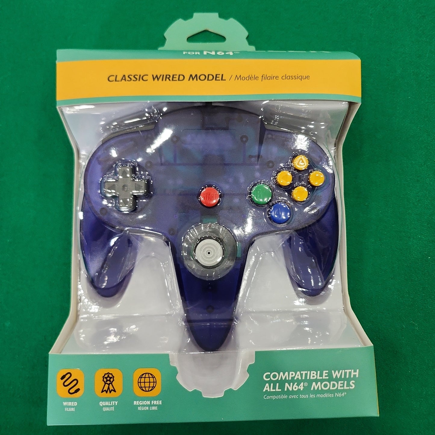 Tomei n64 controller purple