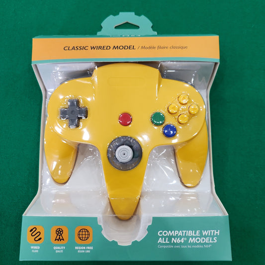 Tomei n64 controller yellow