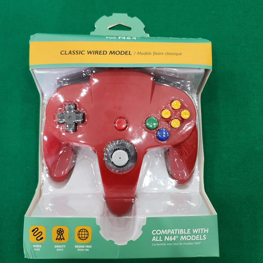 Tomei n64 controller red