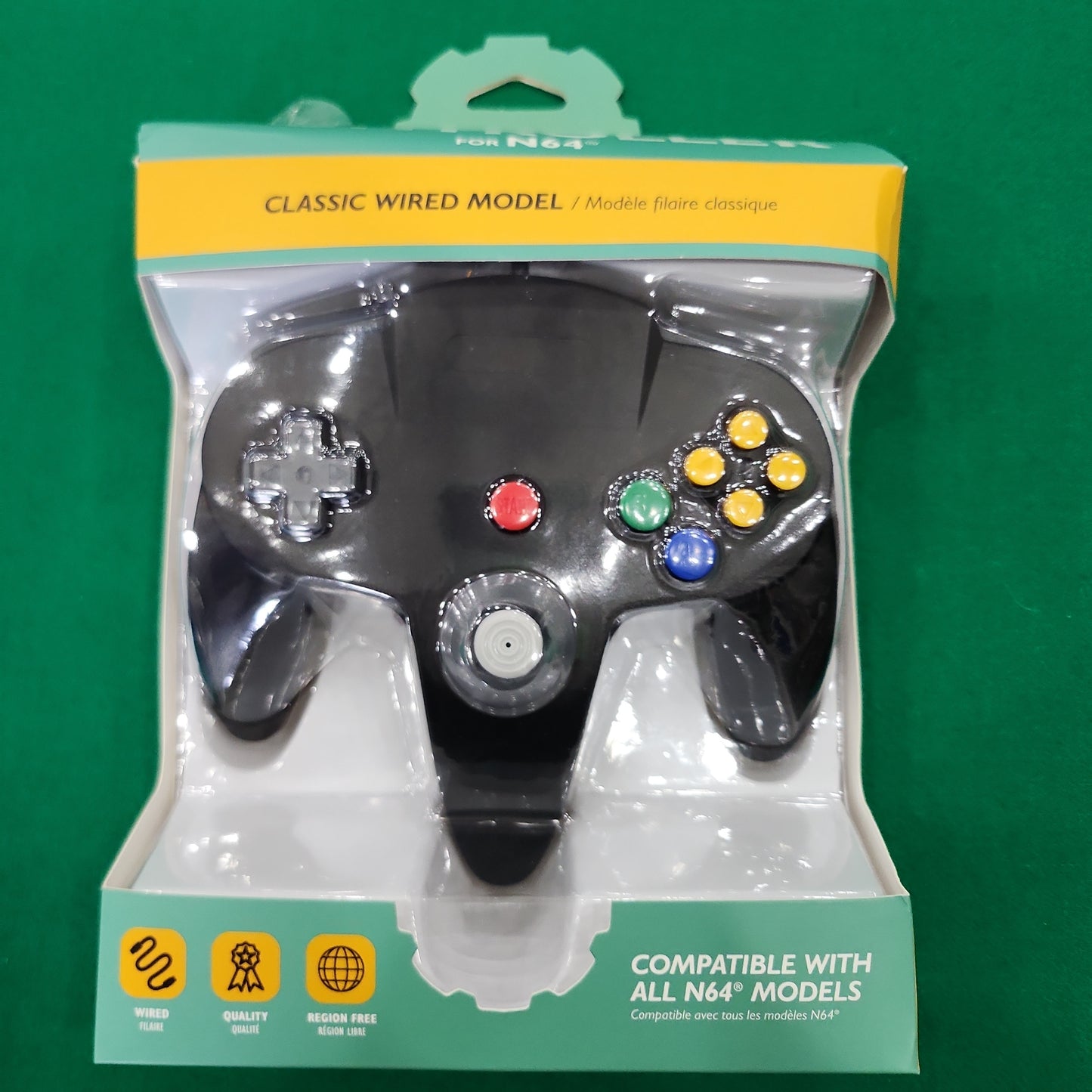 Tomei n64 controller black