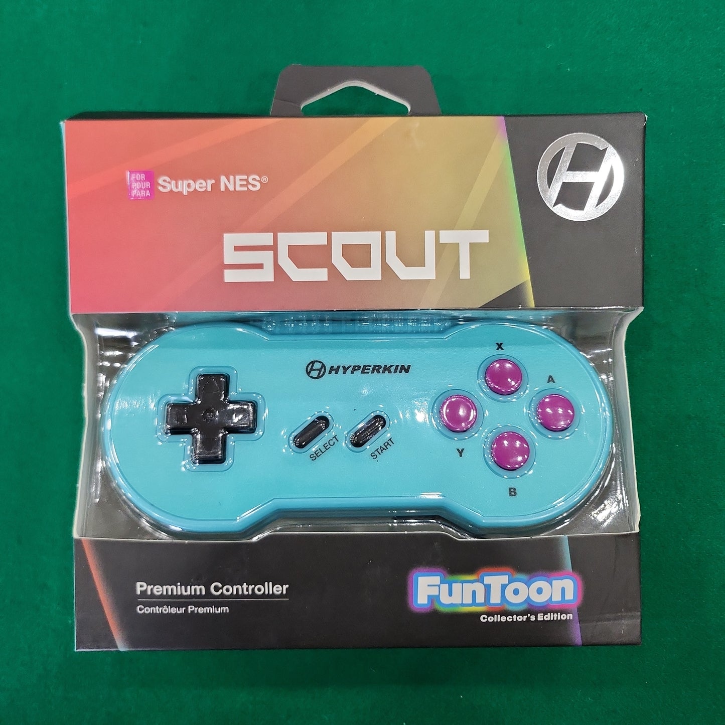 Scout snes premium controller hyper beach