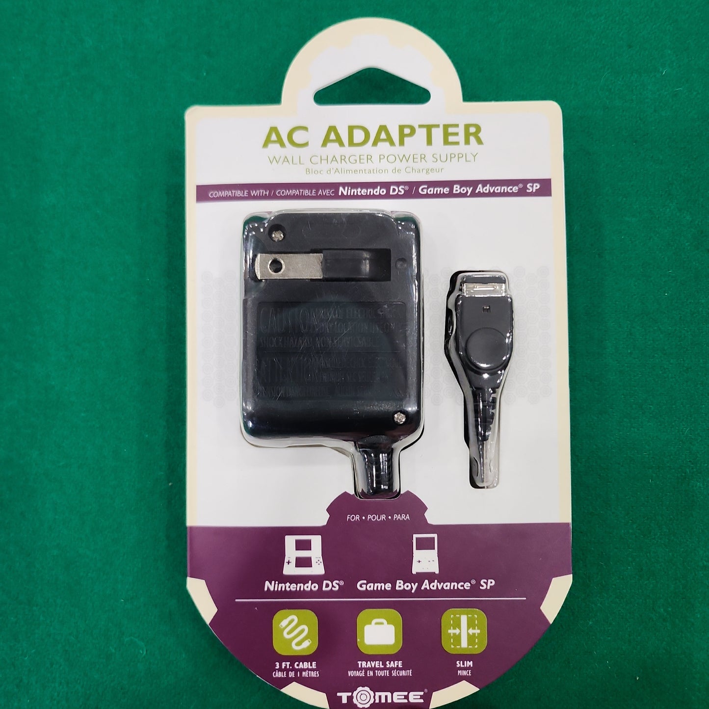 Tomee nintendo ds/gameboy advance sp ac adapter