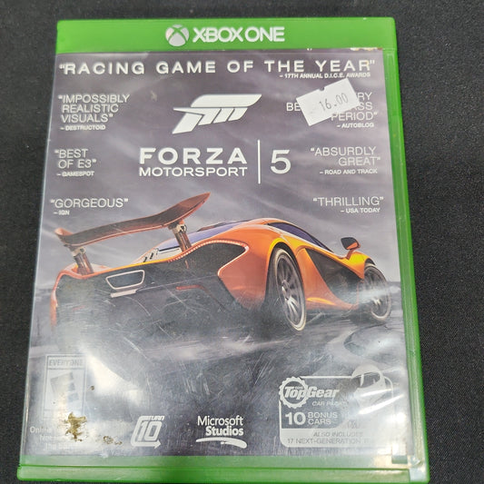 Forza 5 motorsports game of the year edition