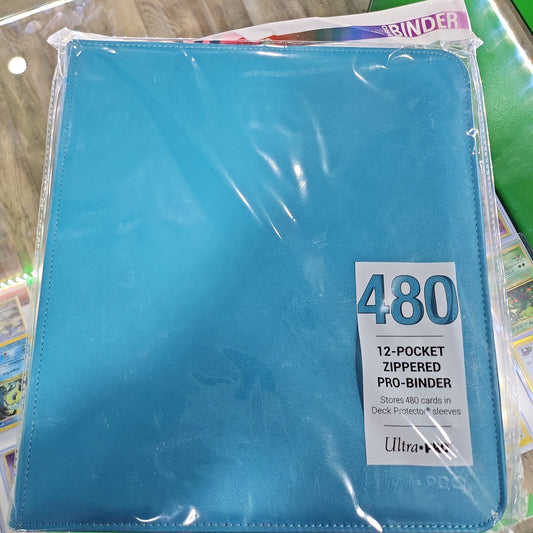 Ultra pro vivid pro 12 pocket binder teal