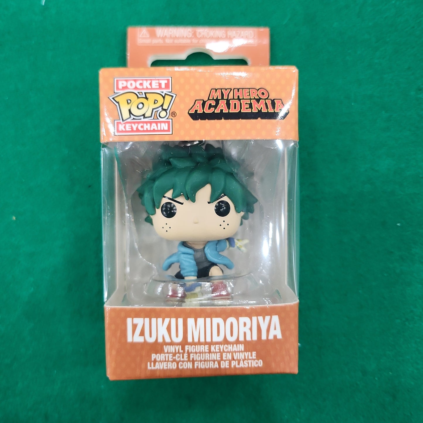 Izuku midoriya funko pop keychain