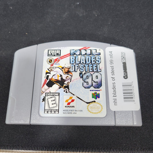 Nhl blades of steel 99 n64