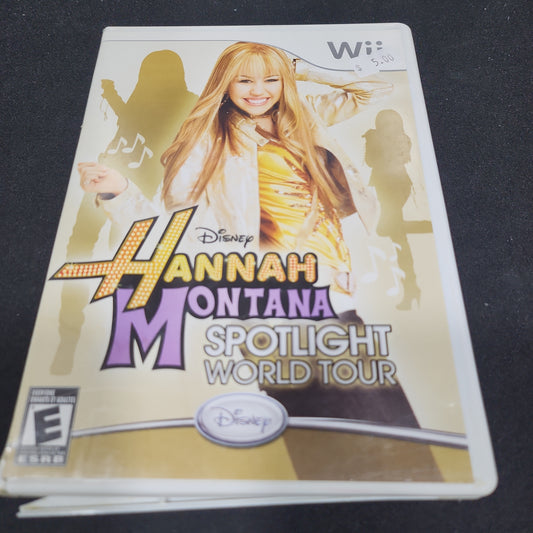 Hannah Montana spotlight world tour (damaged case)