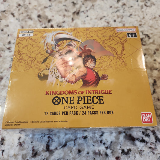 One piece OP-04 sealed booster kingdoms of intrigue