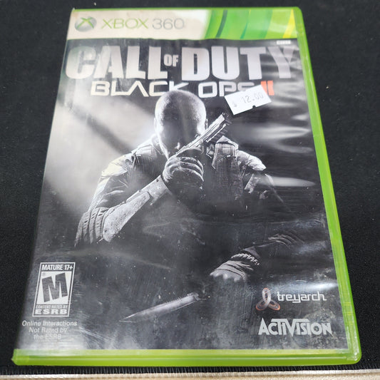 Call of duty black ops 2 xbox 360 (no manual/light cover art damage)