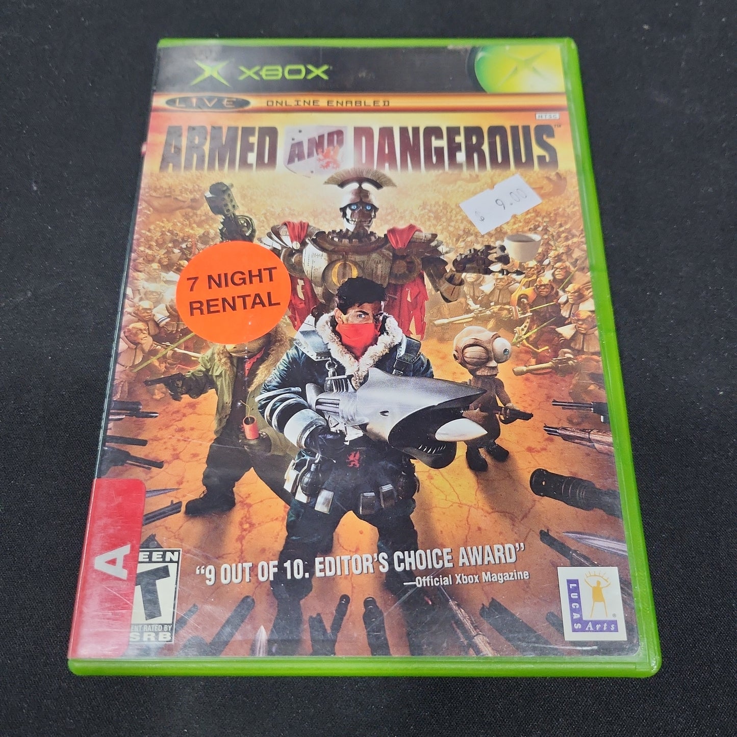 Armed and dangerous xbox (no manual)