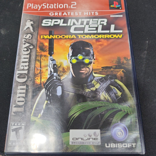 Splinter cell pandora tomorrow greatest hits ps2